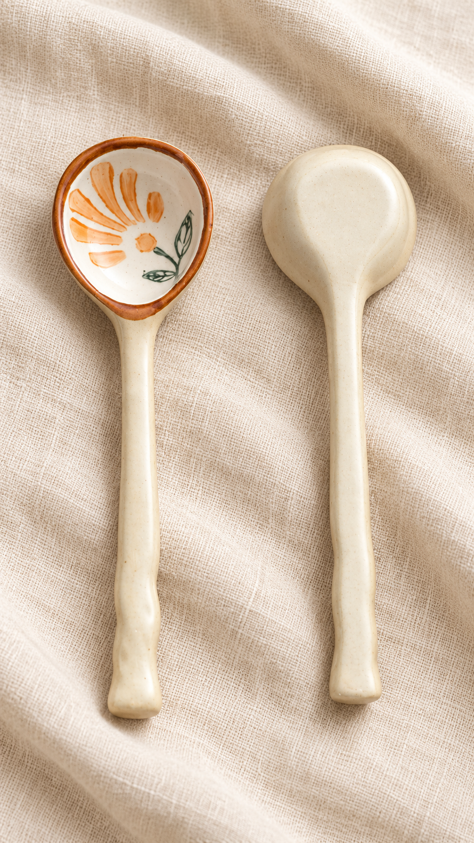 Sunlit Orchard Ceramic Spoon