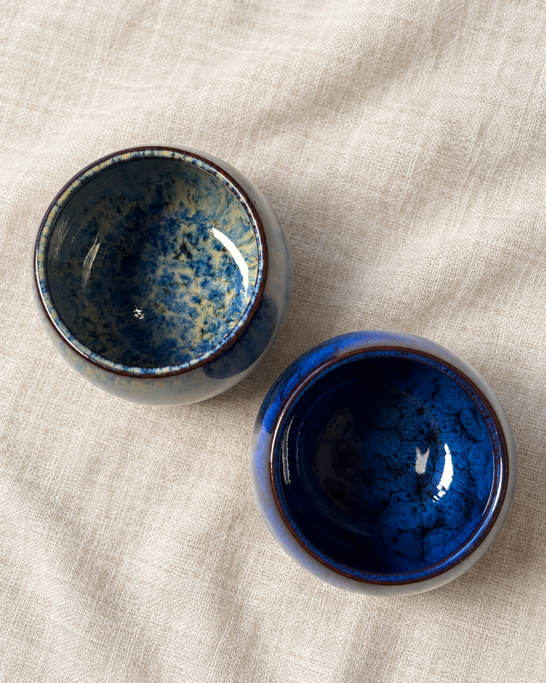 Capri Blue & Blue Grotto Espresso Cup Set