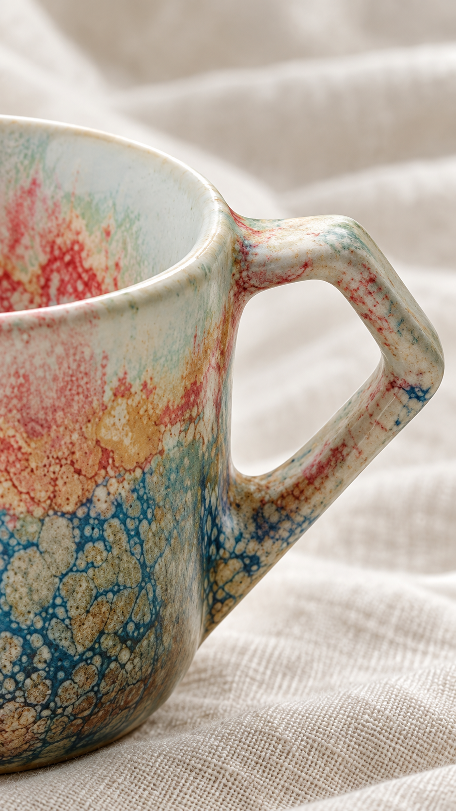 Coastal Mosaic Ceramic Cup