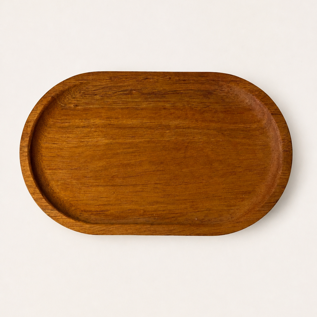 Oval Wooden Tray