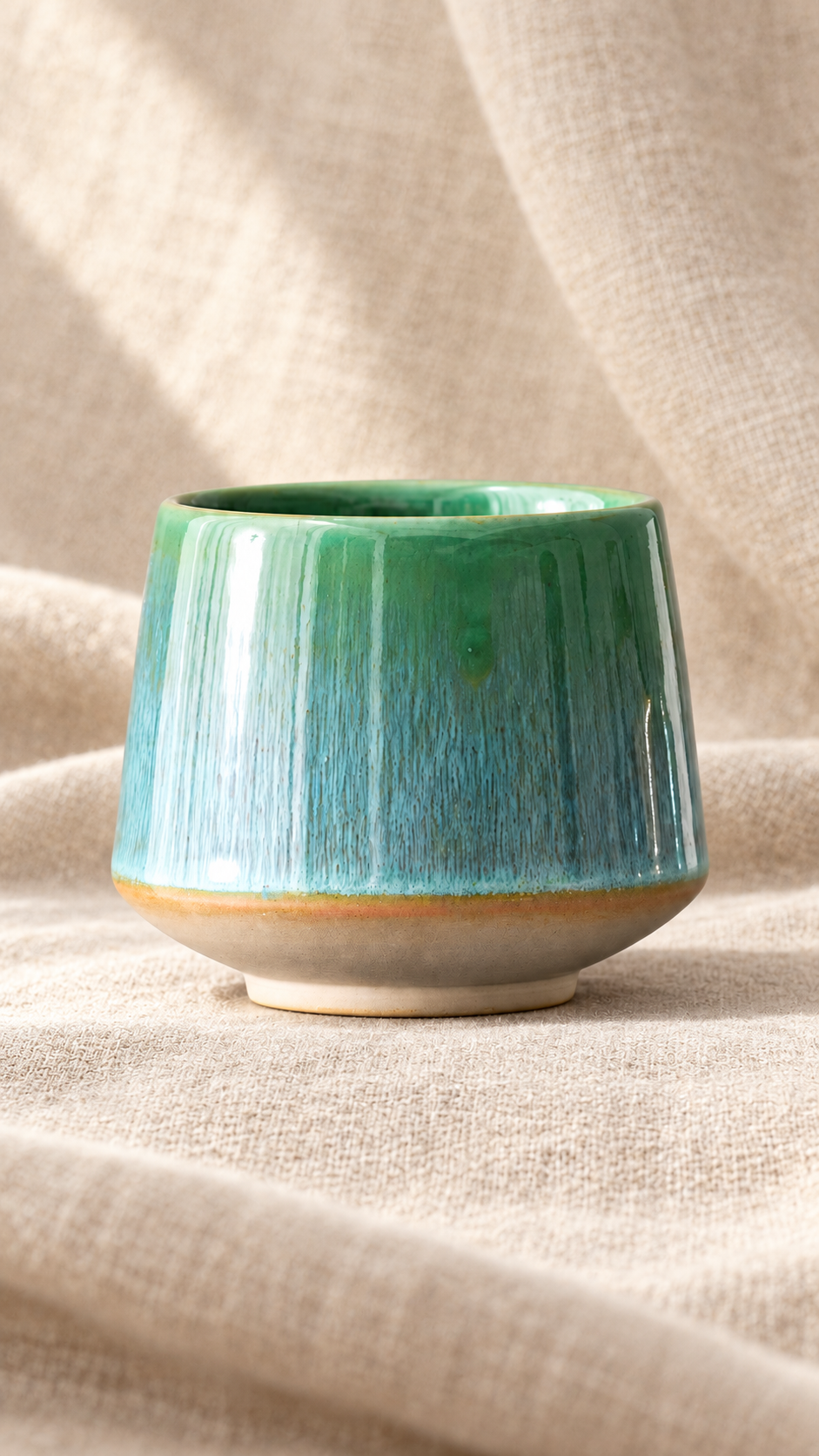 Lagoon Glaze Ceramic Cup