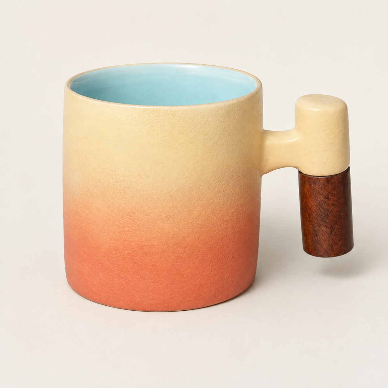 Sunrise Wave Ceramic Espresso Cup
