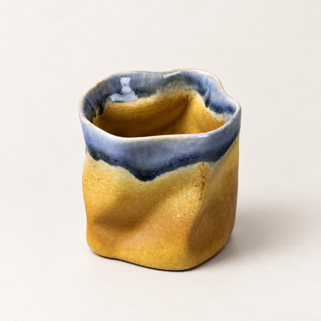 Sunbaked Clay Ceramic Cup