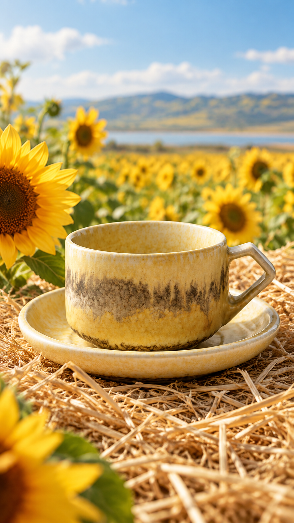 California Sun Ceramic Cup