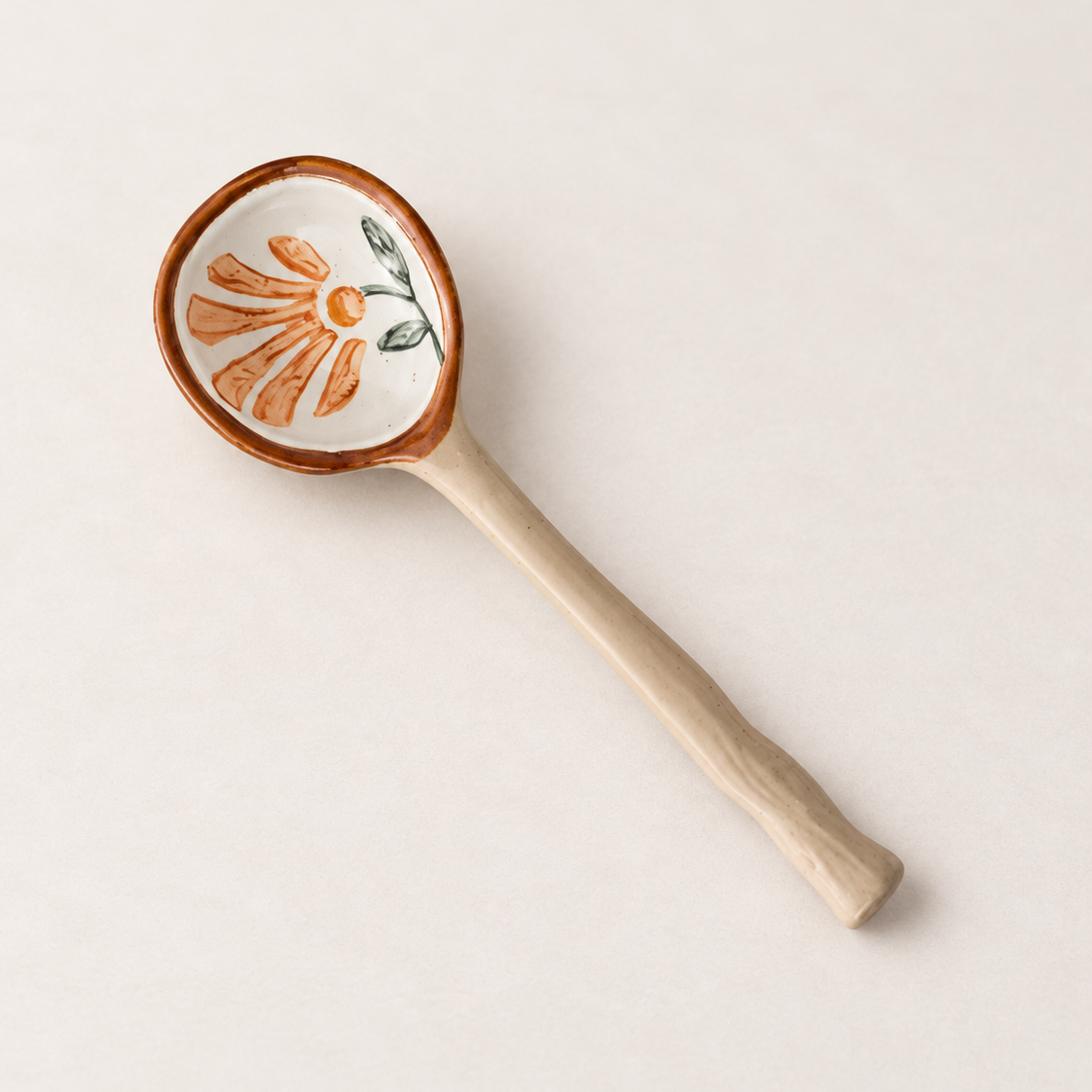 Sunlit Orchard Ceramic Spoon