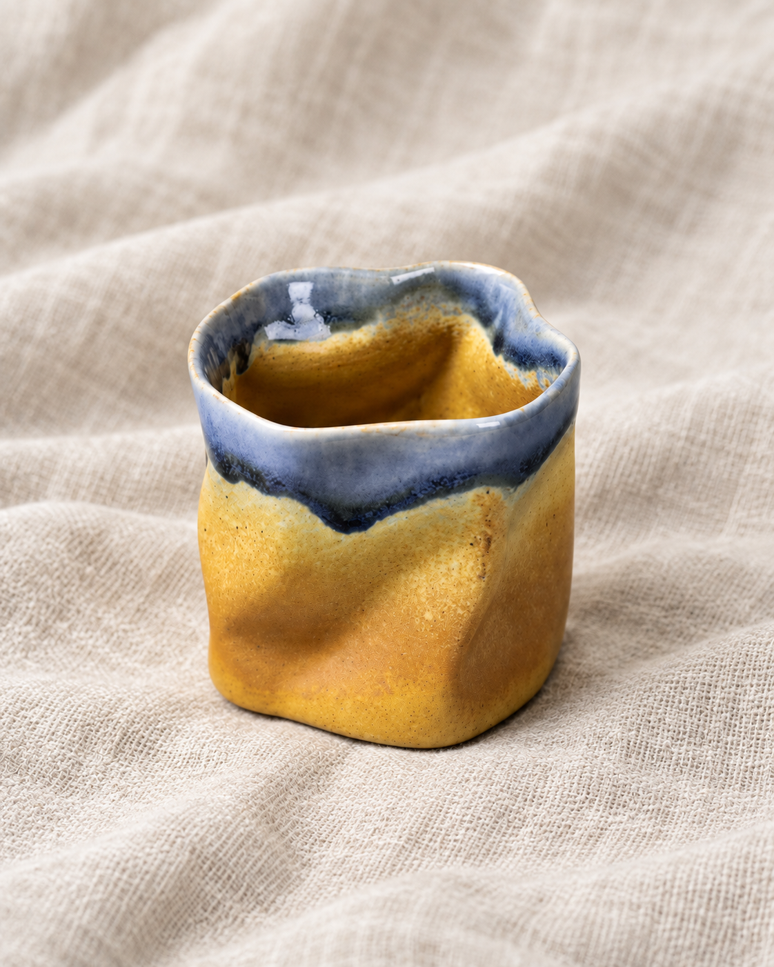 Sunbaked Clay Ceramic Cup