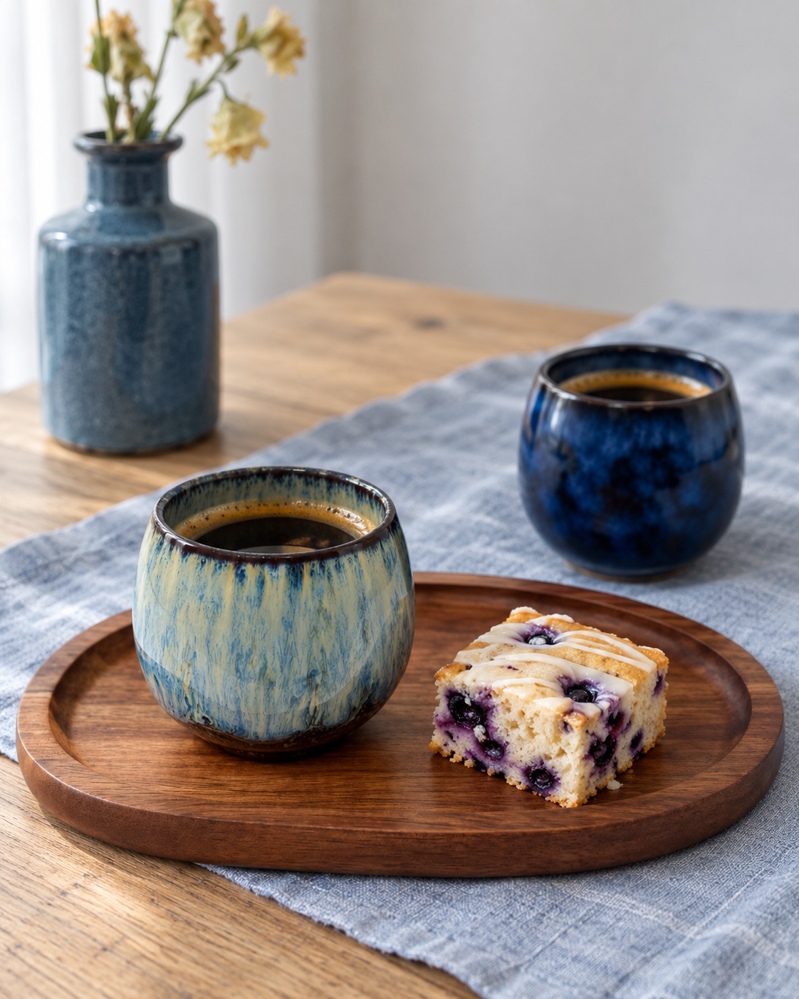 Capri Blue & Blue Grotto Espresso Cup Set