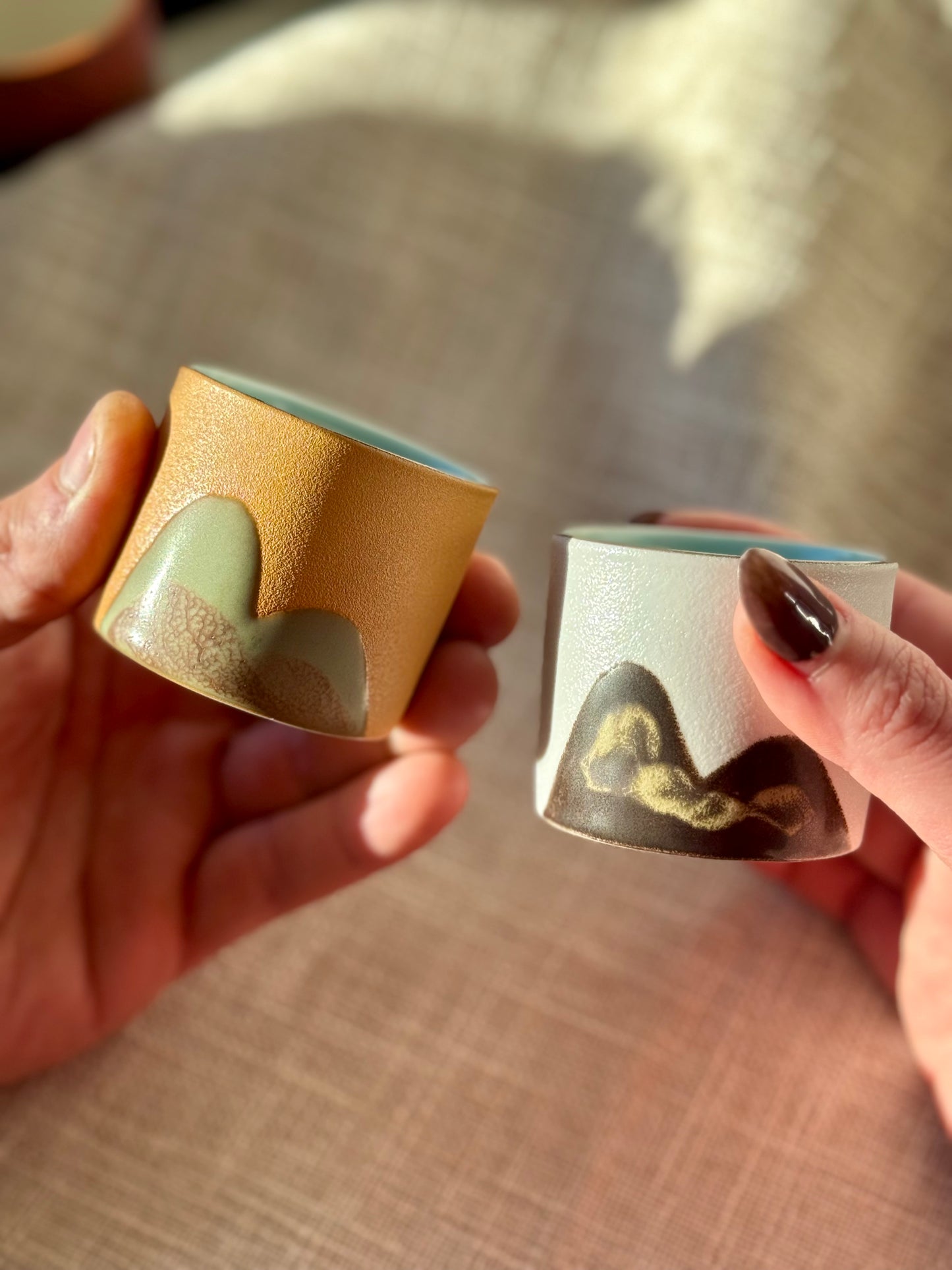 Mountain Ridge Ceramic Espresso Cup