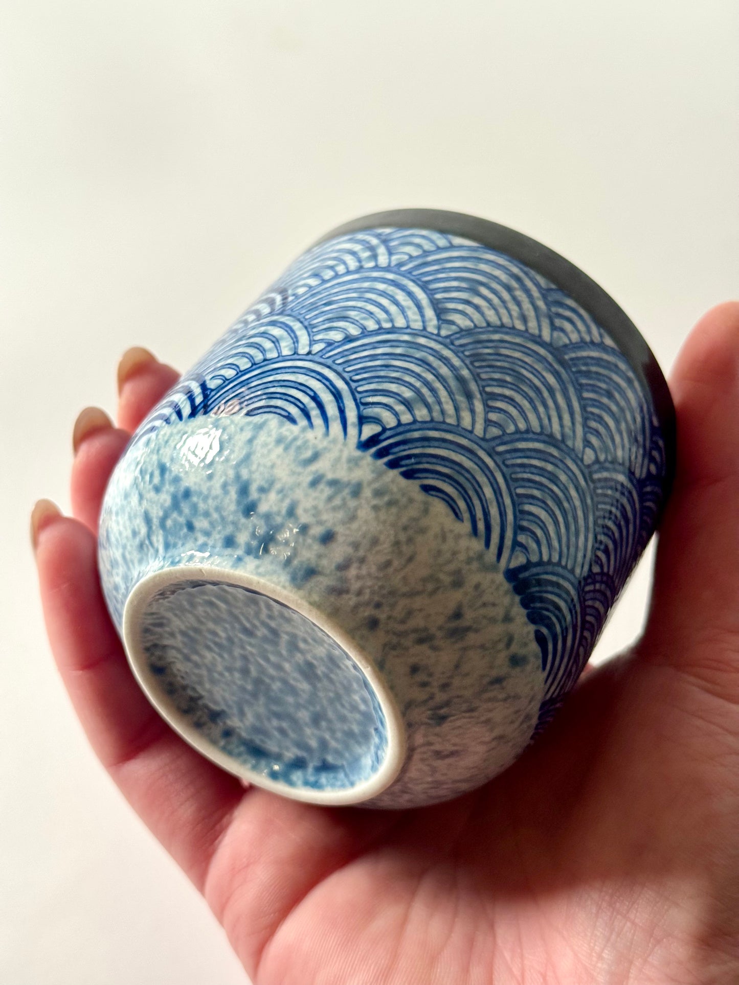 Seigaiha Wave Ceramic Cup
