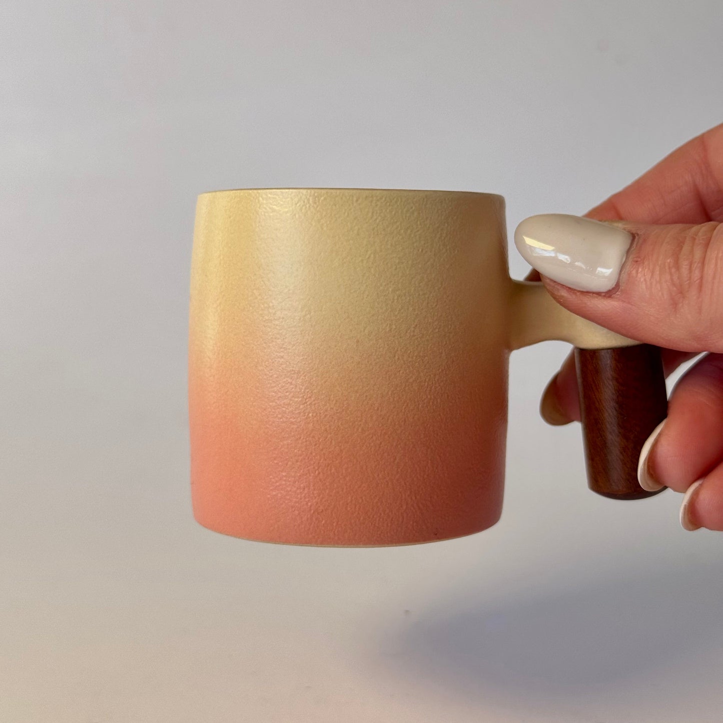 Sunrise Wave Ceramic Espresso Cup