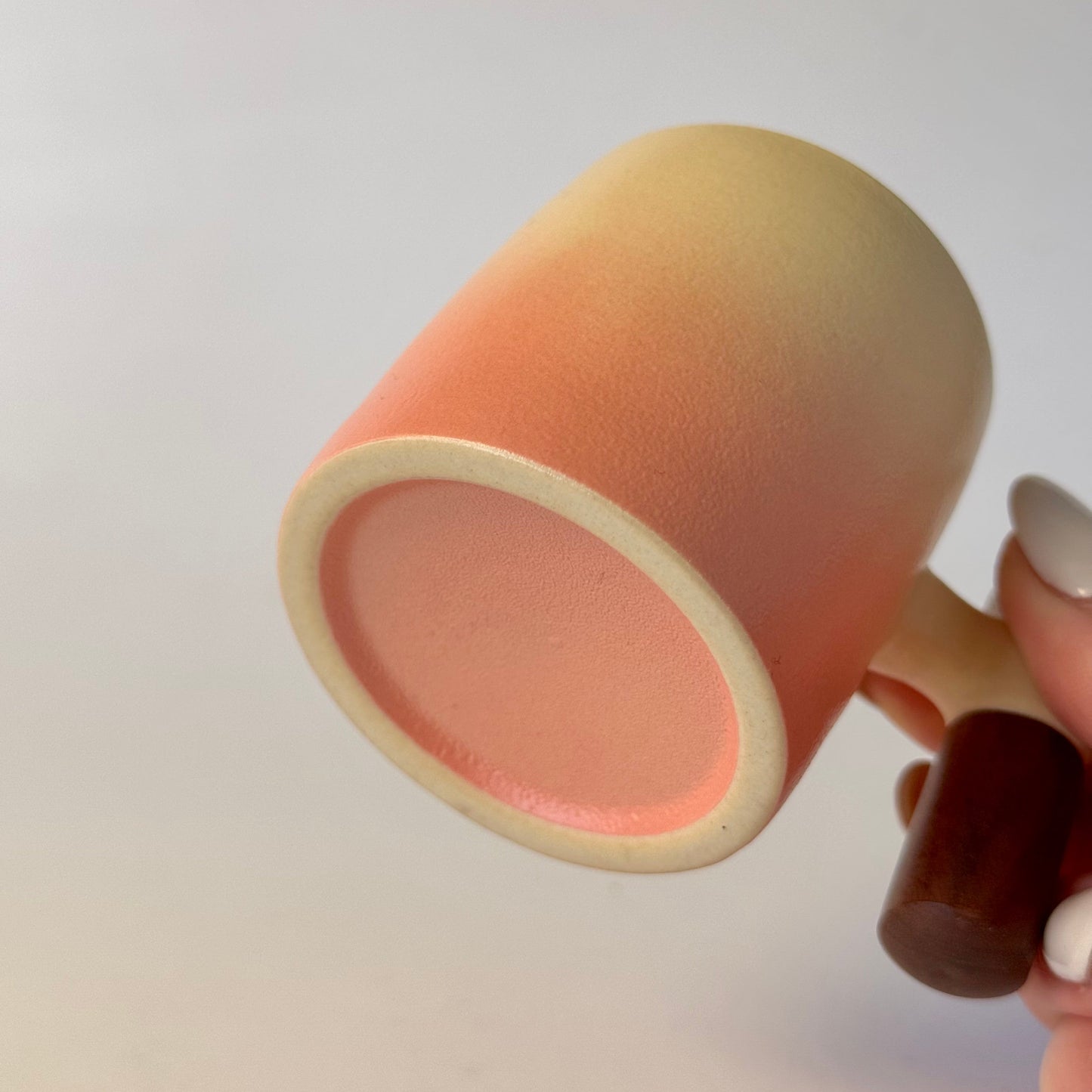Sunrise Wave Ceramic Espresso Cup