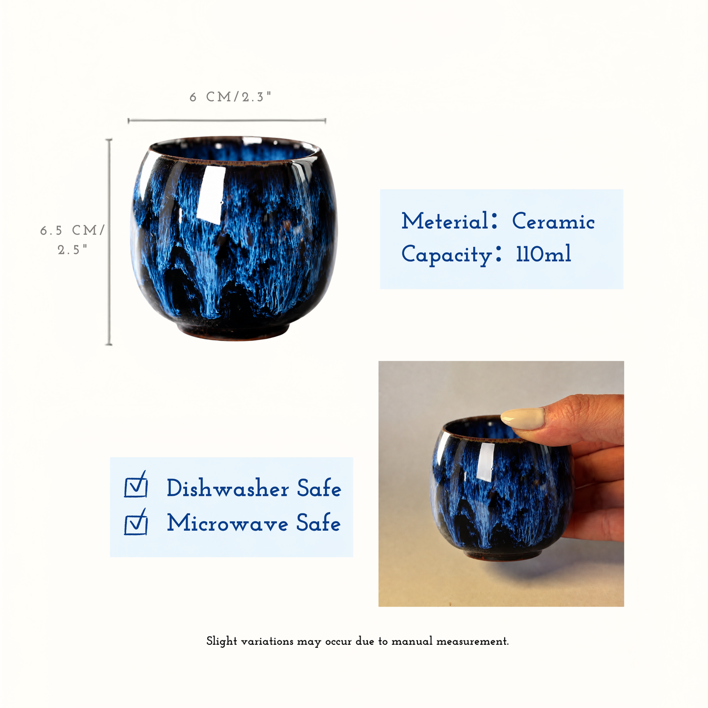 Blue Grotto Espresso Cup