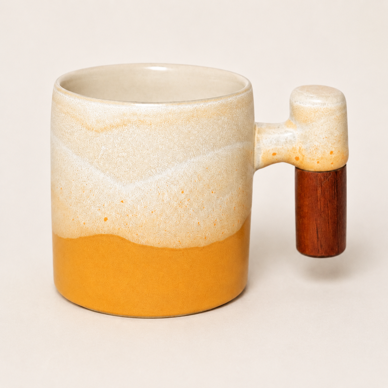 Sunrise Wave Ceramic Espresso Cup